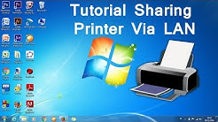 Tutorial Share Printer Via Jaringan Wireless (WiFi) - Durasi: 5.17. 