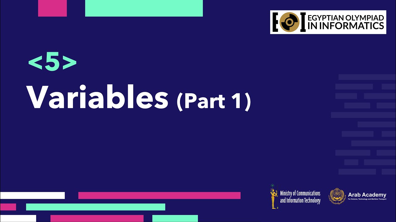 05 - Variables (Part 1) - YouTube