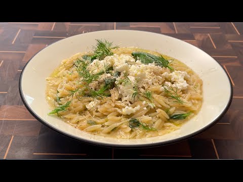 Your New Favourite Pasta - Orzo with Feta  Christine Cushing