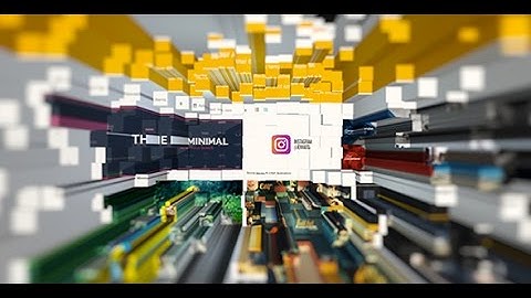 After Effects Template: Pixel Tile Extrusion