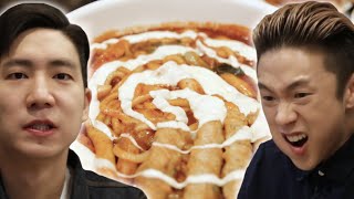 Koreans Try The 'Spiciest' Rice Cake
