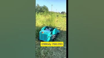 ROBOT CẮT CỎ TRỤC BĂM ĐIỀU KHIỂN TỪ XA #robot #robotcatco #maycatco #maybamco #nongnghiephienda