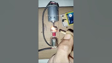 Free electricity generator with DC motor | innovative dc motor fire projecta #shorts #youtubeshorts