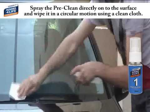 Nano4Life: How to Apply Nano4-Car Glass - YouTube
