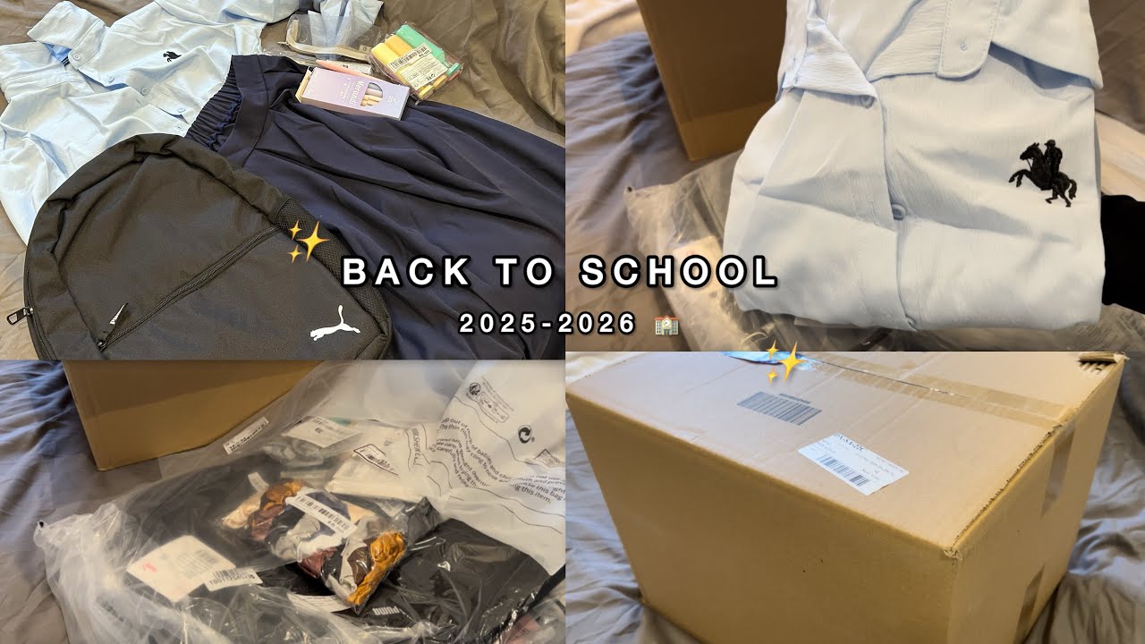 مشترياتي من شي ان لأخر سنة بالثانوي 🎓 2025-2026 Back to School 🏫 
