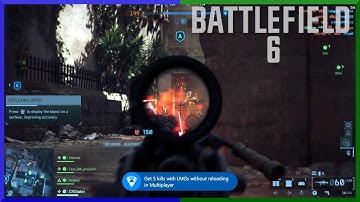 Battlefield 6 - Get 5 LMG Kills w/o Reloading in Multiplayer (HEAVY WEAPONRY Trophy)