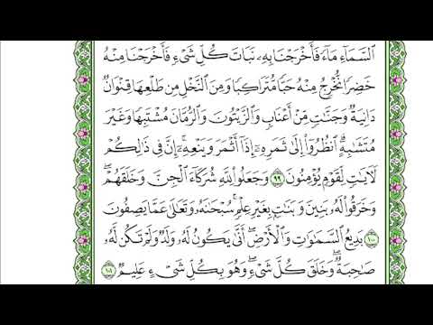 تفسير سورة الأنعام ربع إن الله فالق الحب والنوى صلاح الدين الازهري 
