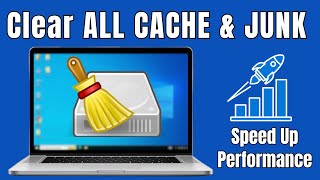 clear all cache & junk from windows 10/11 (easy way)