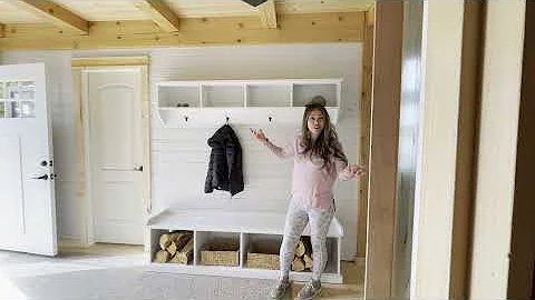 Essential Entryway Shelf with Hooks Build - Includes FREE PLANS