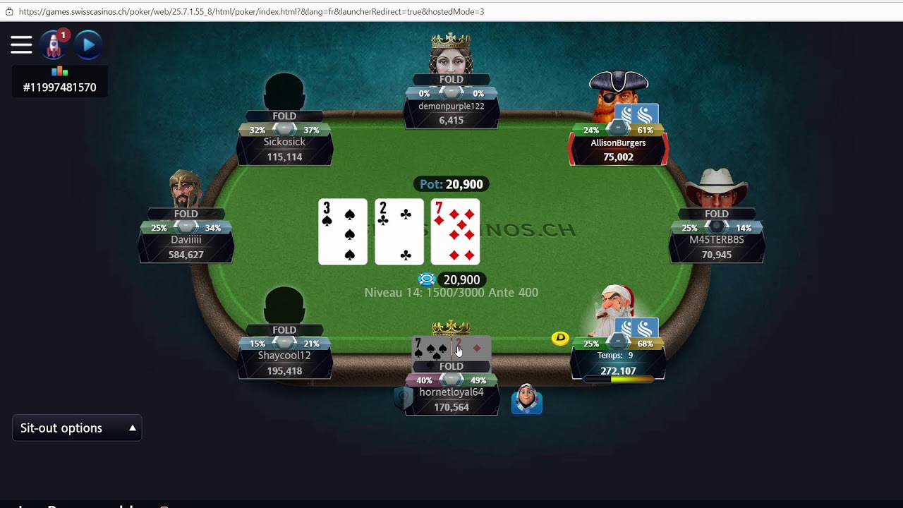 Mystery XL swiss poker