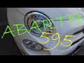 ABARTH595 動画73「アップナンバーステーの取り付け」(position the license number plate up）
