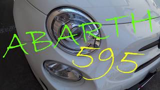ABARTH595 動画73「アップナンバーステーの取り付け」(position the license number plate up）
