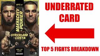 UFC 302 Is UNDERRATED - Top 5 Fights Breakdown and Prediction
