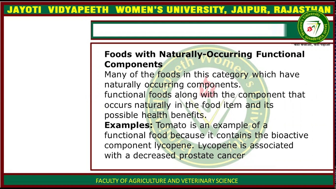 #JVWU functional ingredients - YouTube
