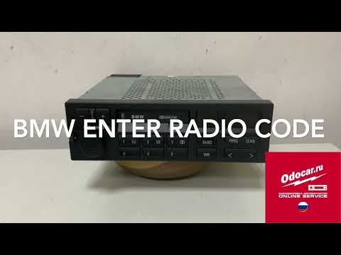 BMW RADIO CODE .Enter radio code -manual.