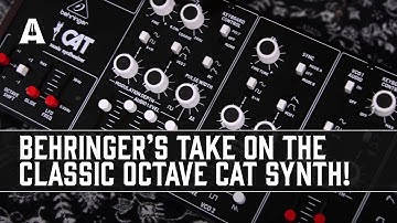 Behringer CAT Analog Synthesizer - Meows, Purrs & Octave Synth Sounds...?