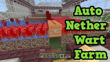 Minecraft Console: Automatic Nether Wart Farm Tutorial