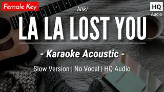 La La Lost You [Karaoke Acoustic] - Niki (HQ Sound) chords