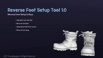 MAYA-Reverse foot Rig Tool