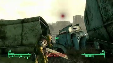 Saving Wasteland Captive From Super Mutant and Centaur.