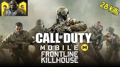 Call Of Duty Mobile || Frontline Kill House || 28 Kills || COD Gameplay