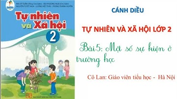 Tự nhiên và xã hội lớp 2- Cánh diều. Bài 5: Một số sự kiện ở trường học
