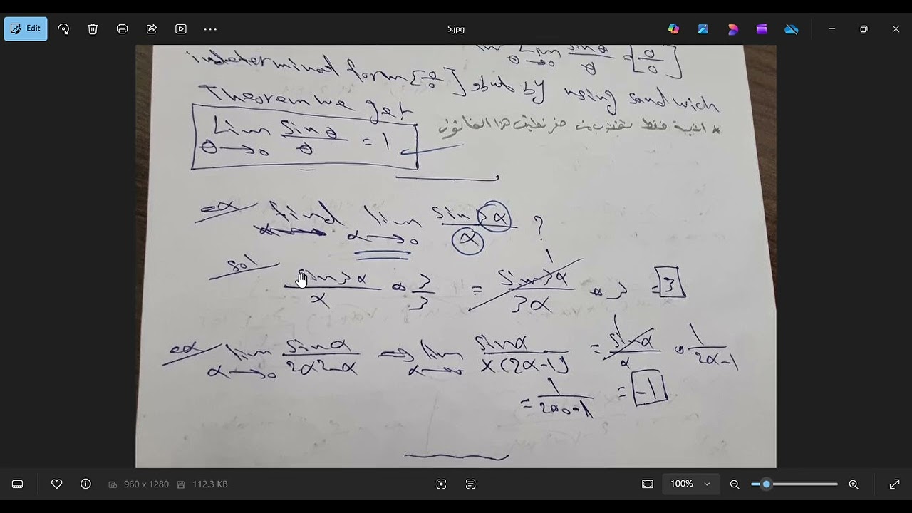 محاضرة 2 limits