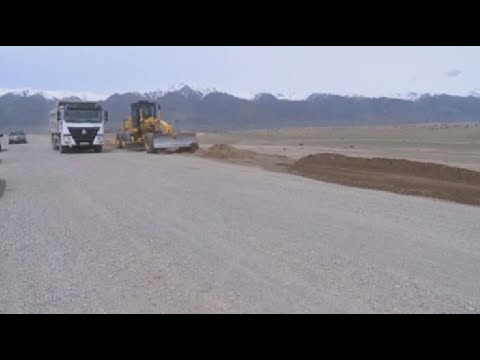 Новую дорогу строят в области Жетысу