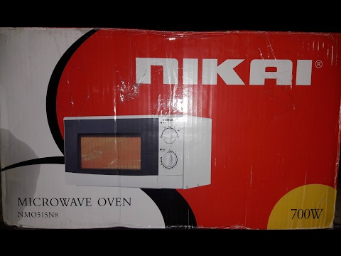 unboxing NIKAI MICROWAVE OVEN (700W) (FINAL FIND) 720p HD