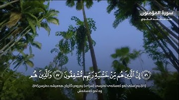 سورة المؤمنون#تلاوة_خاشعة  #بصوت القارئ رعد الكردي