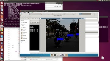 Convolutional neural network on Jetson TK1 for detecting motor and person.