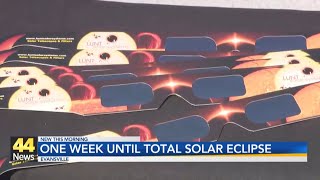 One week until total solar eclipse