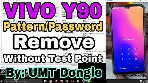 VIVO Y90 1823 Remove Pattern/Password Without Test Point By UMT Dongle