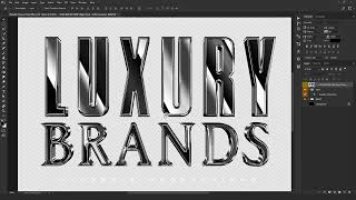 Turn Your Text or Logo Into Chrome Style - Photoshop Text Effect Turn Your Text or Logo Into Chrome Style - Photoshop Text Effect