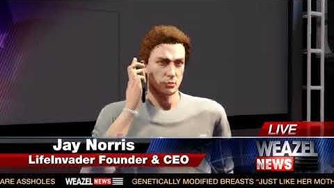 GTA V - Jay Norris LifeInvader Press Conference (Calling)