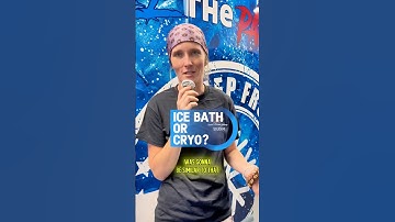 Ice Bath 🧊 or Whole Body Cryotherapy? 🥶They are not the same!