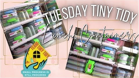 *NEW* .:: Tuesday Tiny Tidy ::. ~ Lunch Containers ~ #teamtinytidy