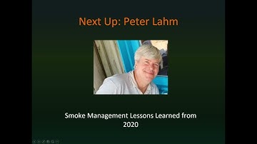 Fire Environment Spring 2021 Webinar 3 Smoke Management Lessons Learned, Lahm