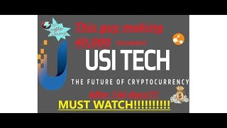 USI Tech ICO how Make $40,000 In 140 Days With USI Tech Compounding BTC Packages