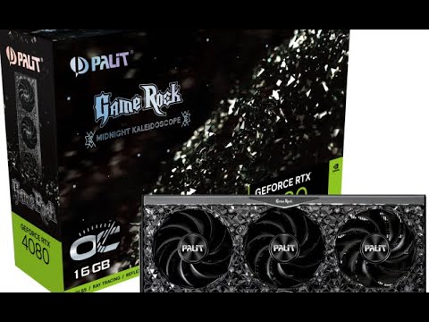 РАСПАКОВКА- RTX 4080 PALIT GAME ROCK