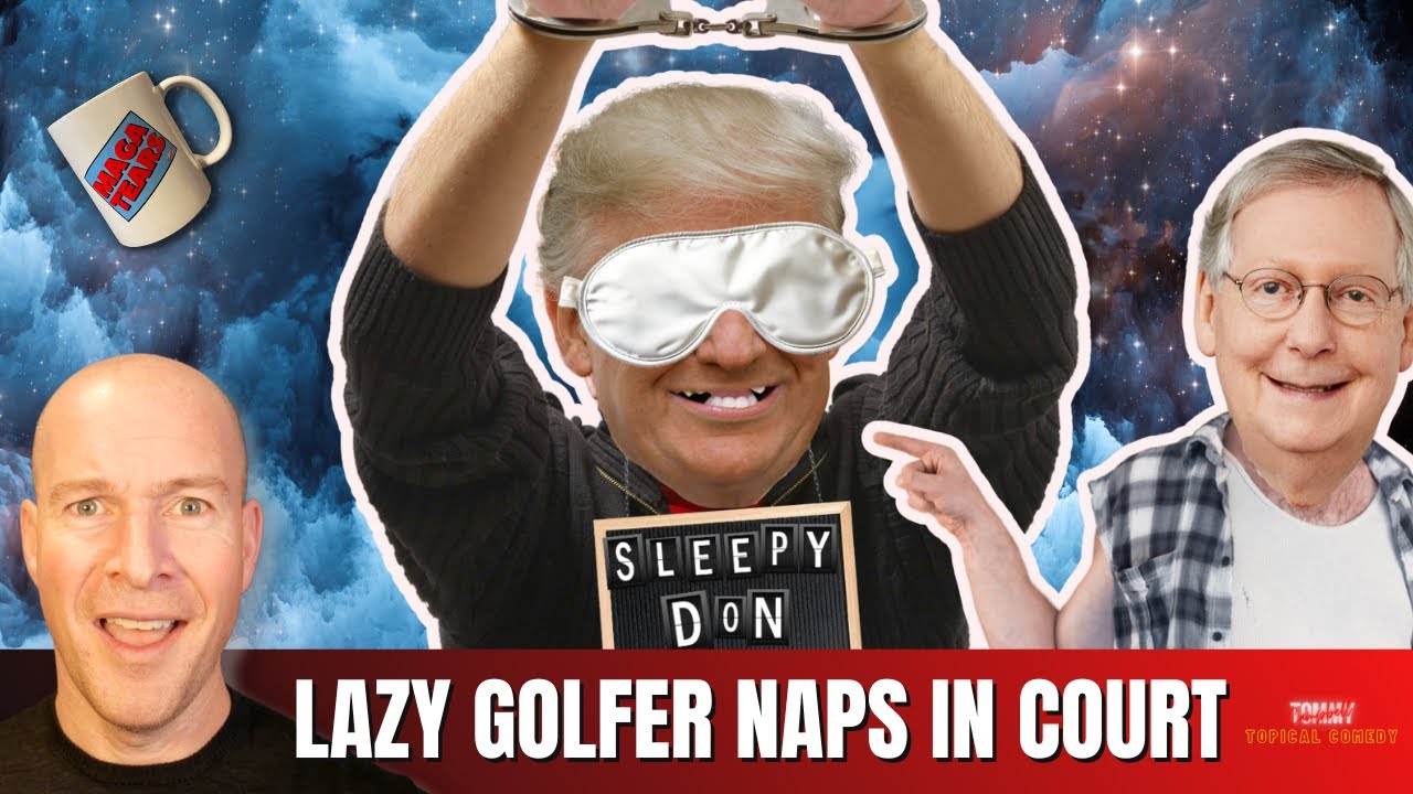 Sleepy Don   Trump Mocked For Courtroom Nap