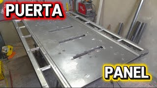 FABRICACION de PUERTA PANEL paso a paso 