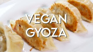 SIMPLE VEGAN GYOZA RECIPE | Tofu, Ginger & Scallion Dumplings