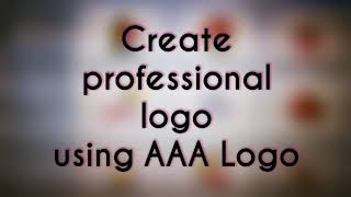 Create Professional Logo using AAA Logo