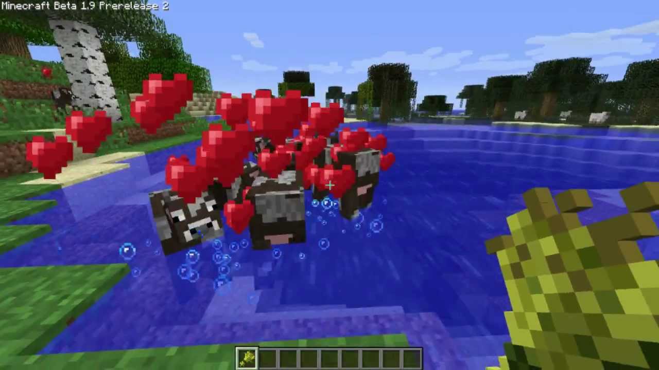 Minecraft 1.9 PreRelease 2 Animal Breeding YouTube