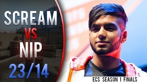 CS GO POV ScreaM vs NiP (dust2)  @ ECS Season 1 Finals