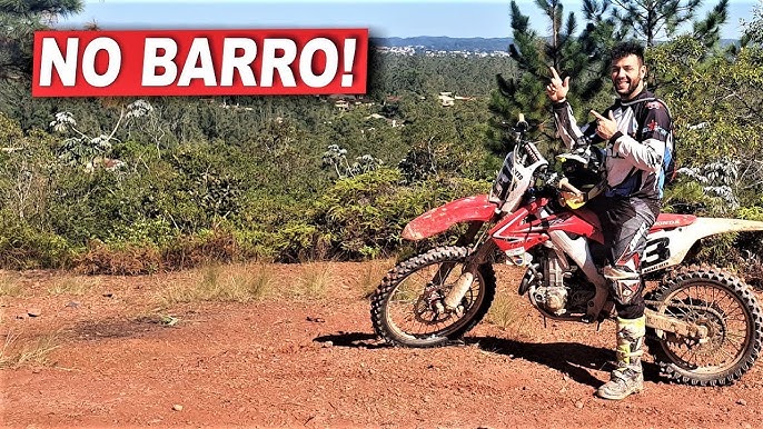 Moto importada na trilha - BICHA BRUTA! (CRF450R INJETADA) 