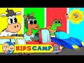 Kidscamp Wheels On The Vehicles Song More Nursery Rhymes And Kids Songs