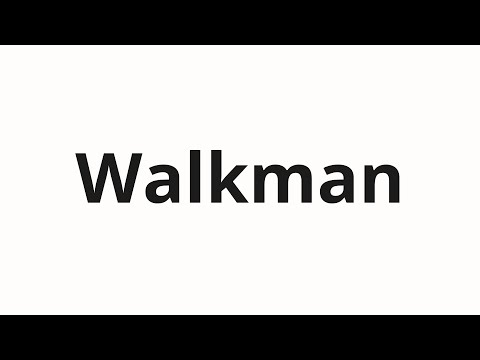 How to pronounce Walkman