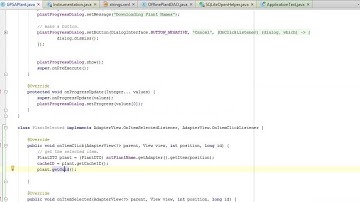 Find the item selected from AutoCompleteText